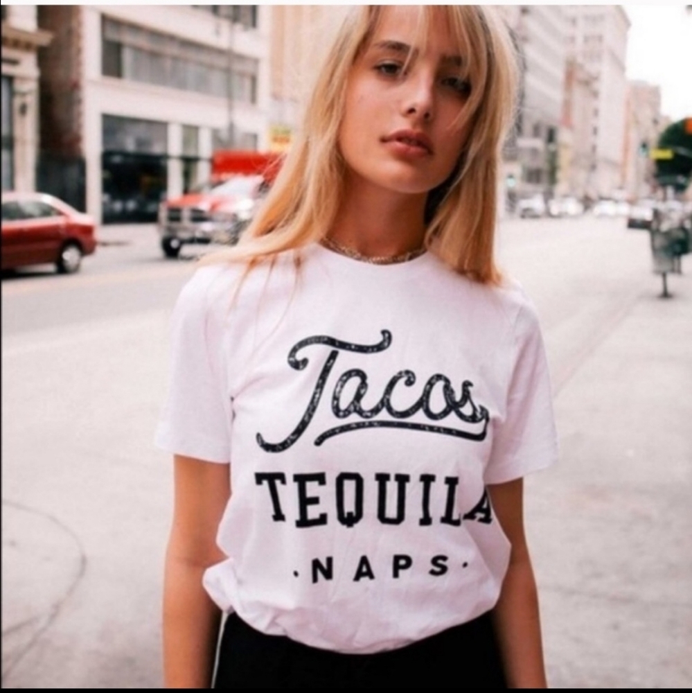 Tacos, Tequila, Naps Graphic Tee - Picture 2 of 3